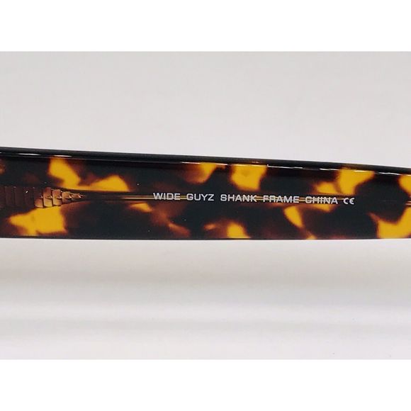 New Wide Guyz Gold & Havana SHANK Eyeglasses 60mm for The Stylish Large Man - Picture 10 of 12